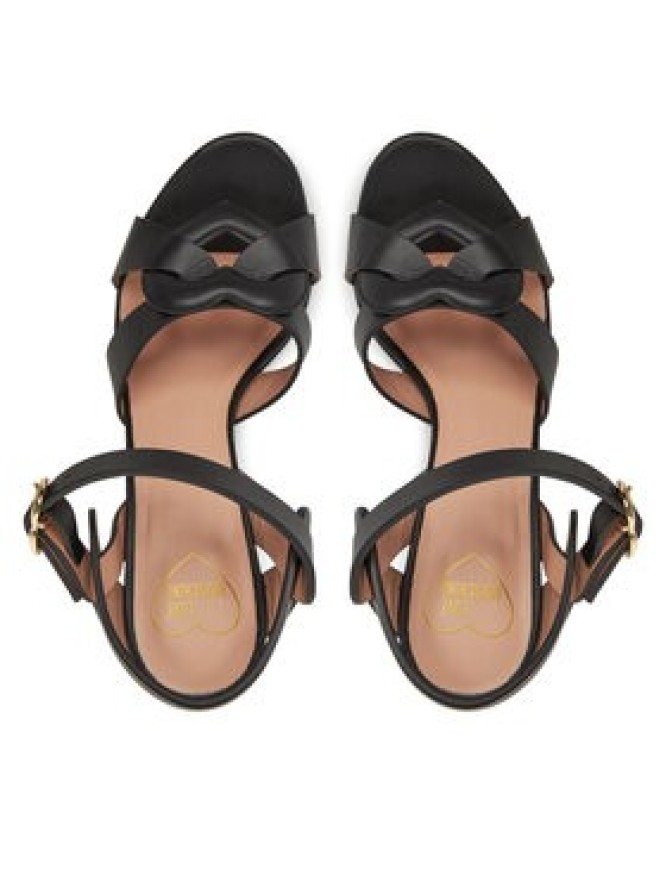 LOVE MOSCHINO Sandały JA16069G1MIA0000 Czarny