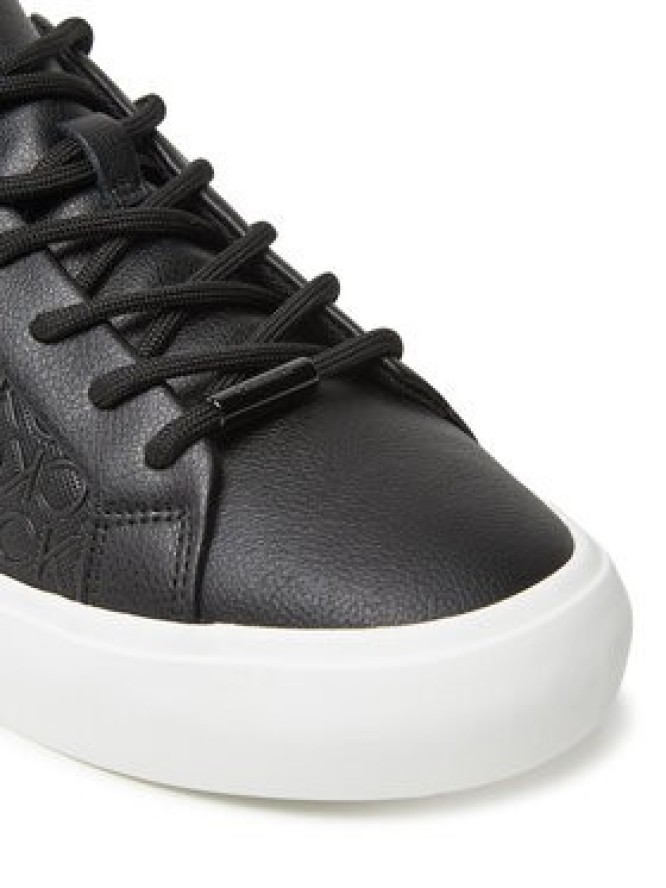 Calvin Klein Sneakersy Vulc Lace Up Mono Pu HW0HW02573 Czarny