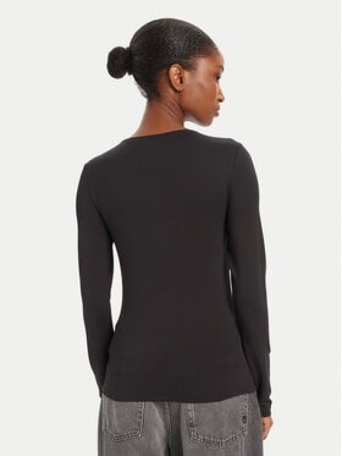 HUGO Bluzka Dasiia 50545208 Czarny Slim Fit