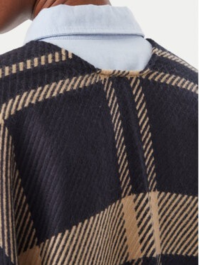 Barbour Ponczo Isabelle Tartan Serape LSC0501TN54 Granatowy Relaxed Fit