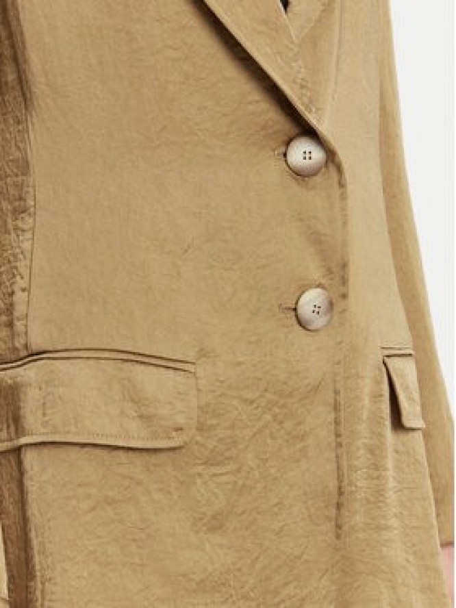 Marella Marynarka Selz 2513041085 Beżowy Regular Fit