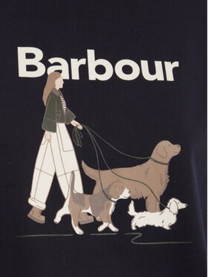 Barbour Bluzka Woodhouse LTS0686NY73 Granatowy Regular Fit