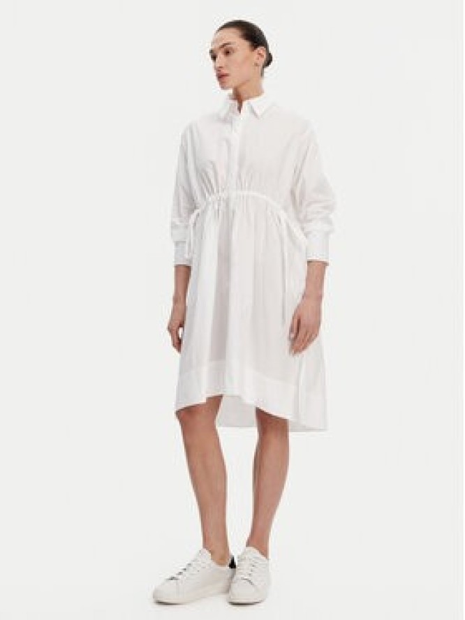 French Connection Sukienka koszulowa 71NZS Biały Regular Fit