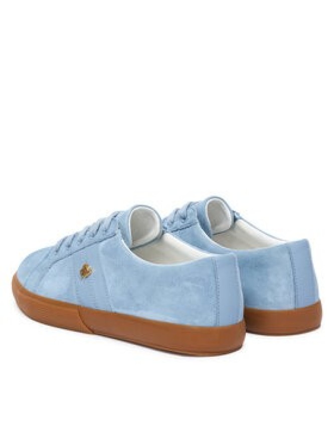 LAUREN RALPH LAUREN Sneakersy Janson II 802868344005 Niebieski jasny
