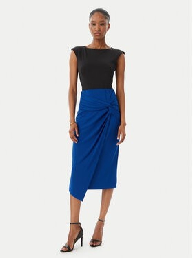 Rinascimento Spódnica midi CFC0123489003 Niebieski Regular Fit