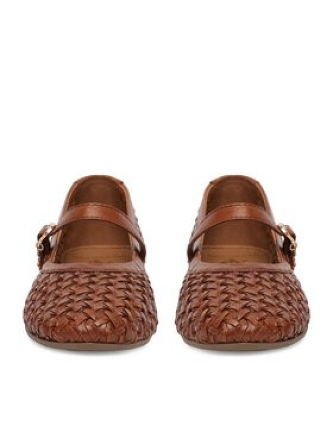 U.S. Polo Assn. Baleriny EO-LARISA001W/6L1 Brązowy jasny