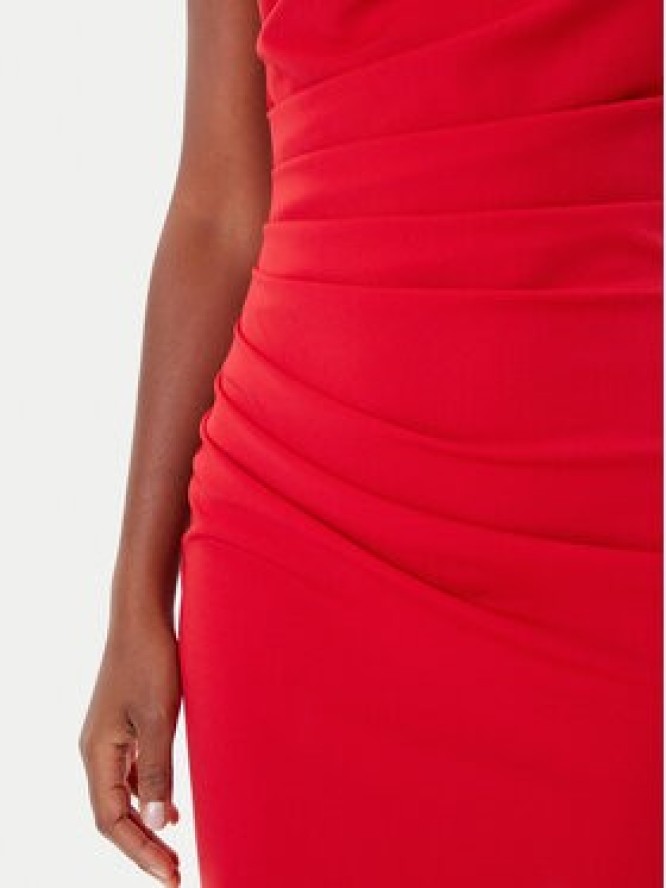 Rinascimento Sukienka koktajlowa CFC0125332003 Czerwony Slim Fit