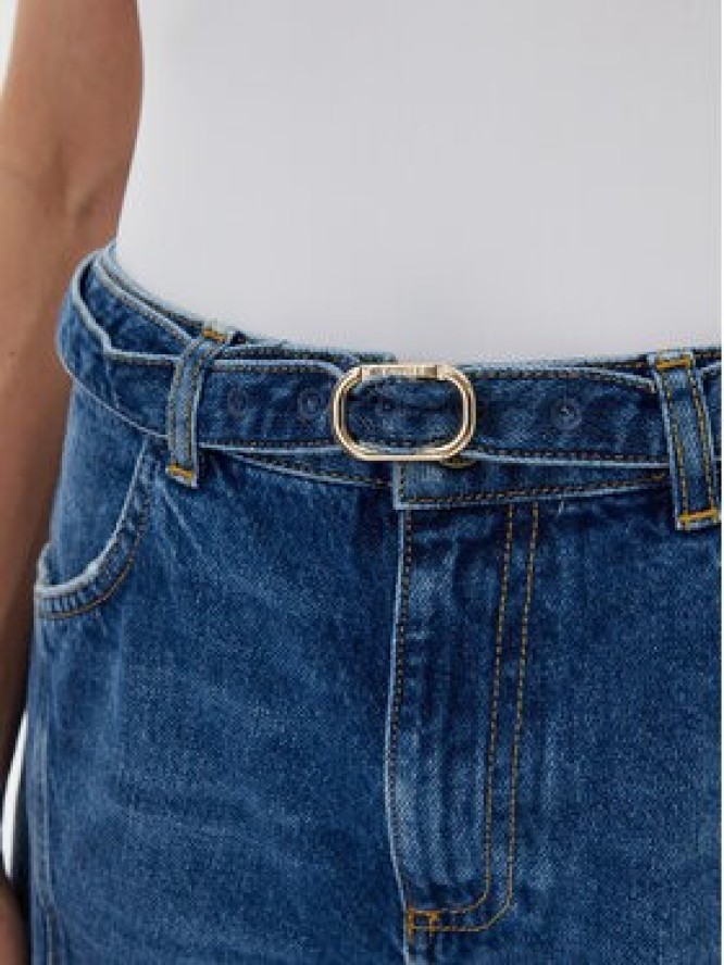 TWINSET Szorty jeansowe 251TP2575 Niebieski Regular Fit