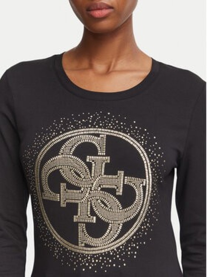 Guess Bluzka W6BI58 K7388 Czarny Slim Fit