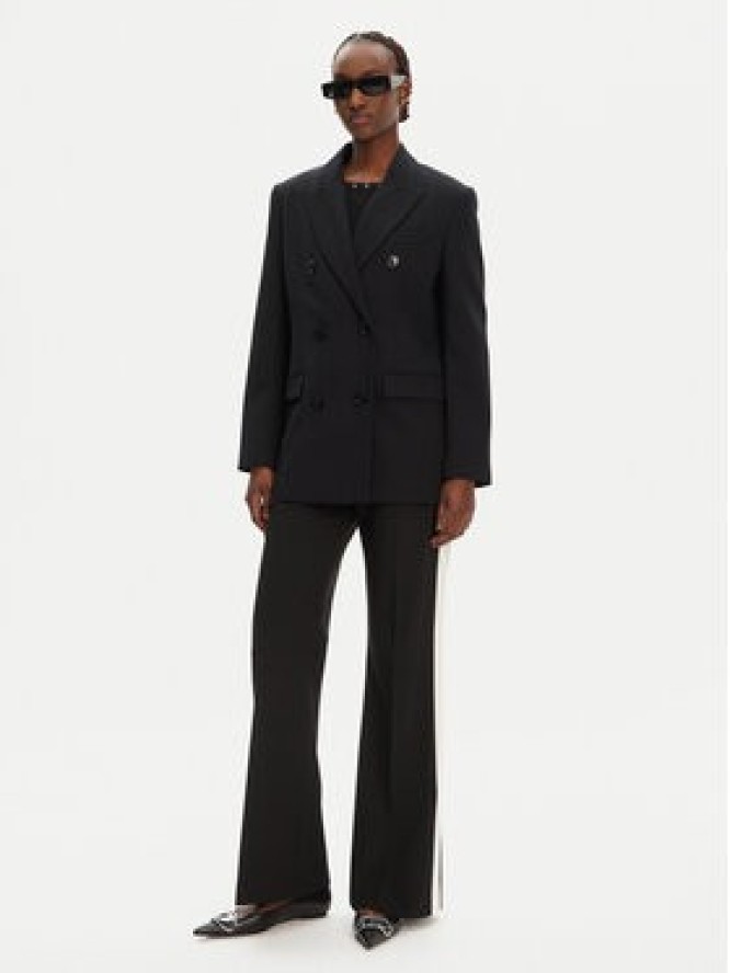 HUGO Spodnie materiałowe Hizana 50544753 Czarny Flare Fit