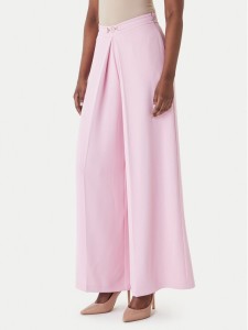 Fracomina Spodnie palazzo FS26SV3007W47601 Różowy Regular Fit