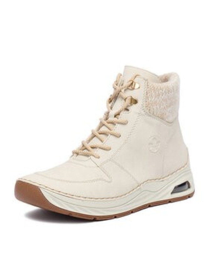 Rieker Trzewiki 44555-60 Écru