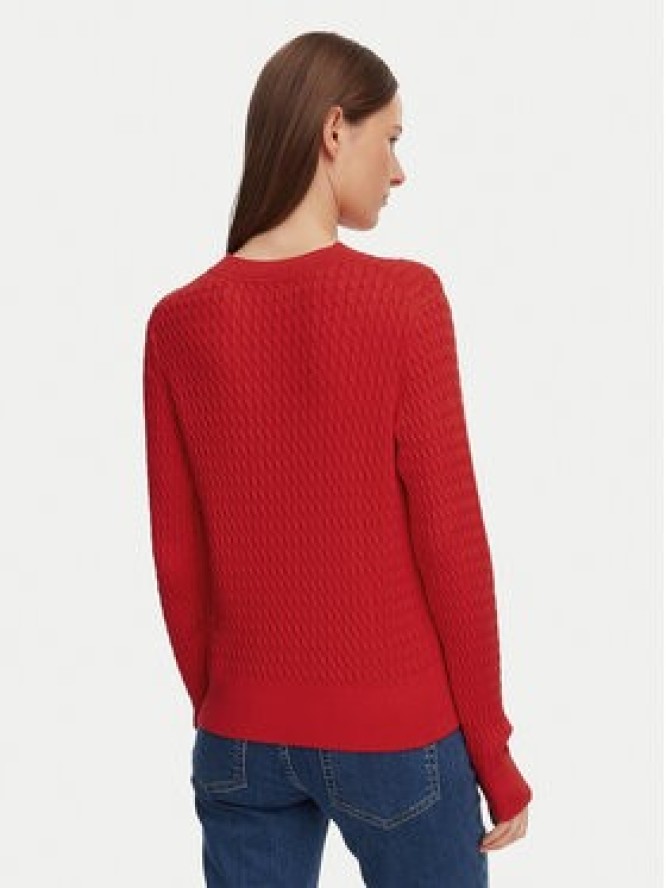 Tommy Hilfiger Sweter WW0WW44993 Czerwony Regular Fit