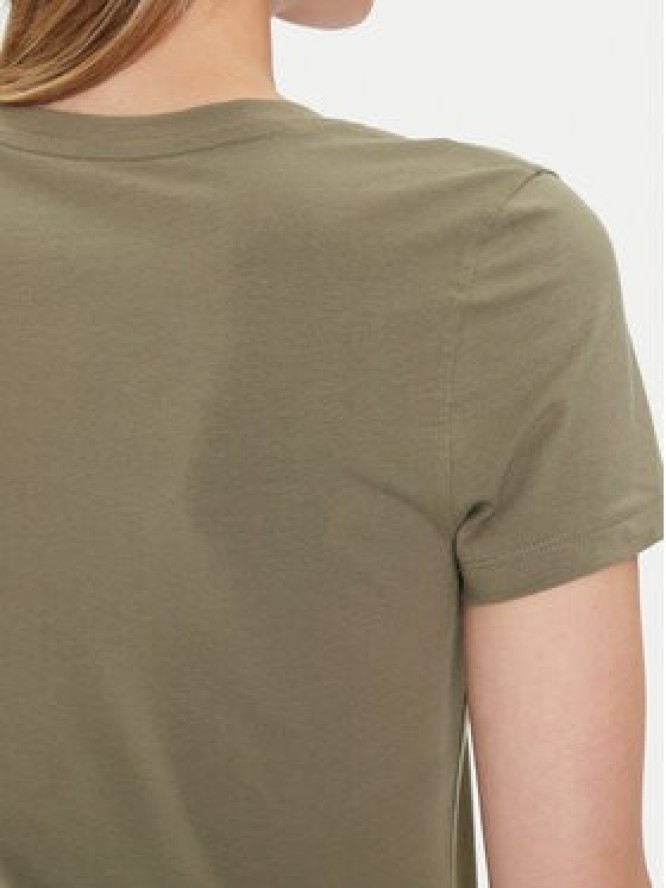 Guess T-Shirt W5YI16 J1314 Zielony Regular Fit