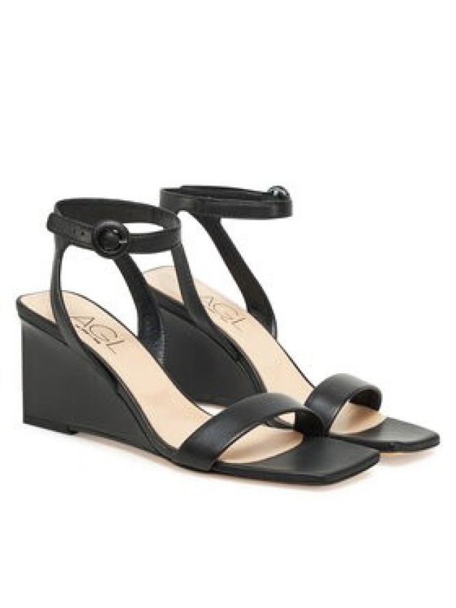 AGL Sandały Mimi D689001PCSOFTY0000 Czarny