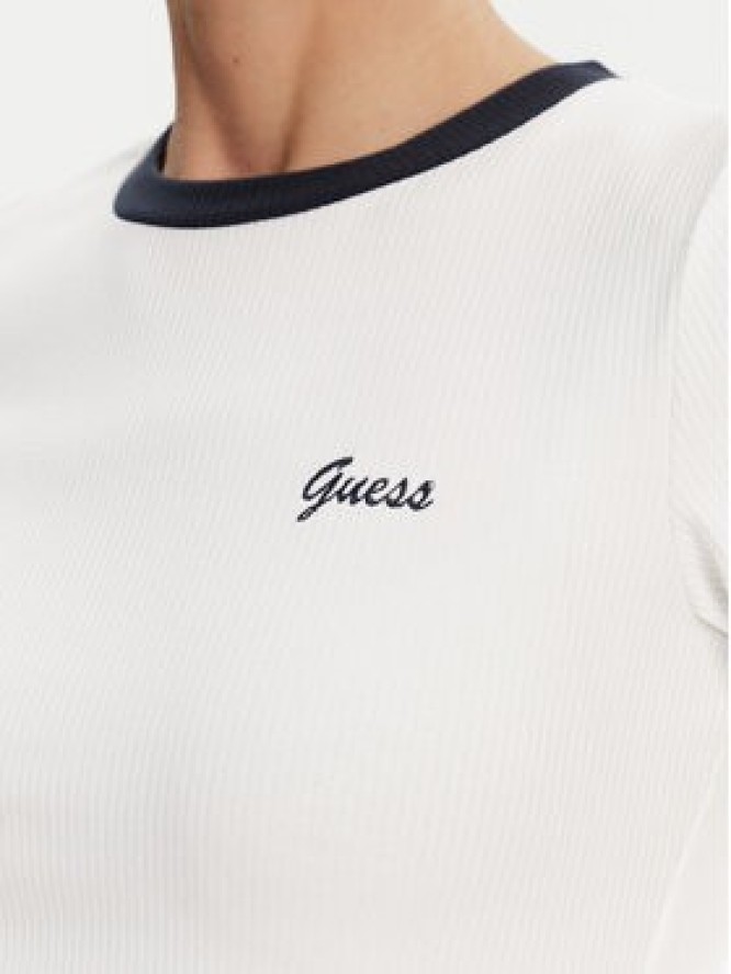 Guess T-Shirt V5GP08 KCRN2 Biały Regular Fit