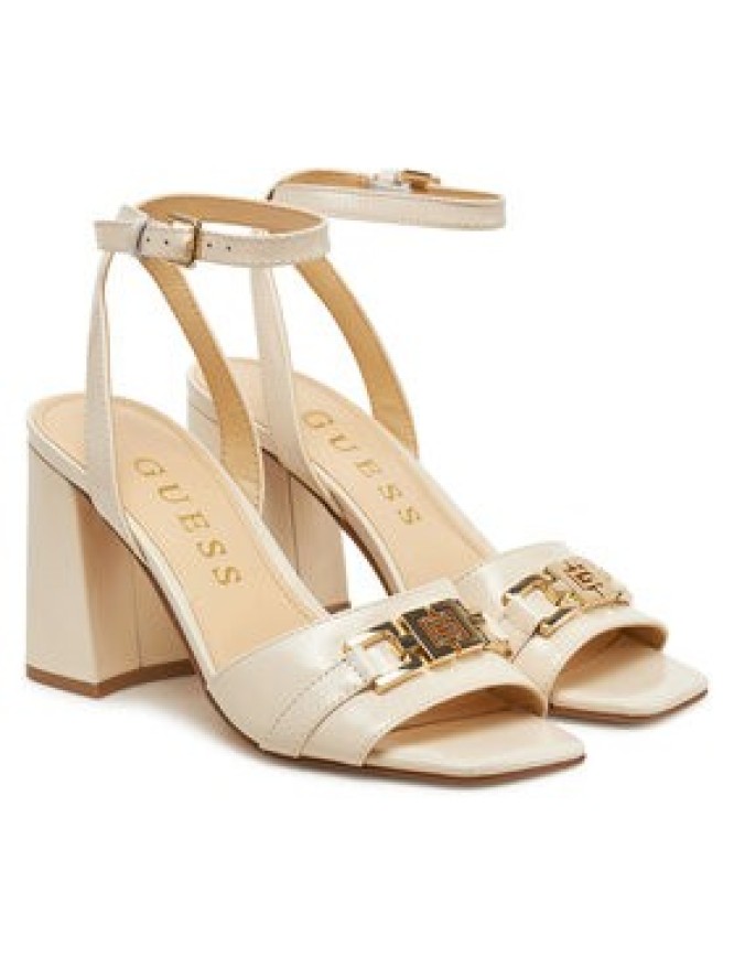 Guess Sandały FLJGRT LEA03 Beżowy