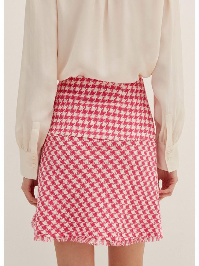 STEFANEL Spódnica w kolorze różowo-białym rozmiar: 44