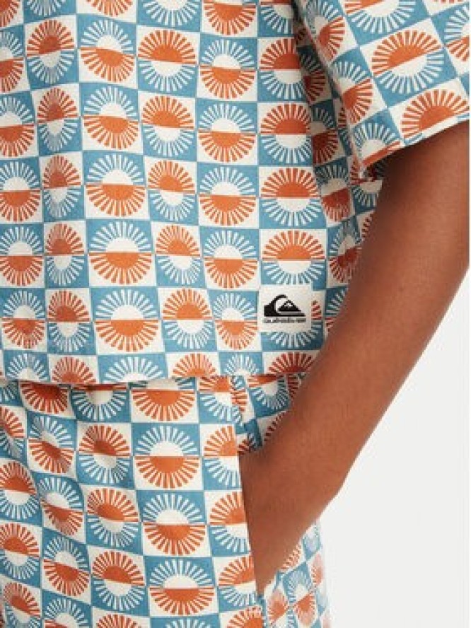 Quiksilver Koszula Dad Crop Fit EQWWT03144 Kolorowy Relaxed Fit