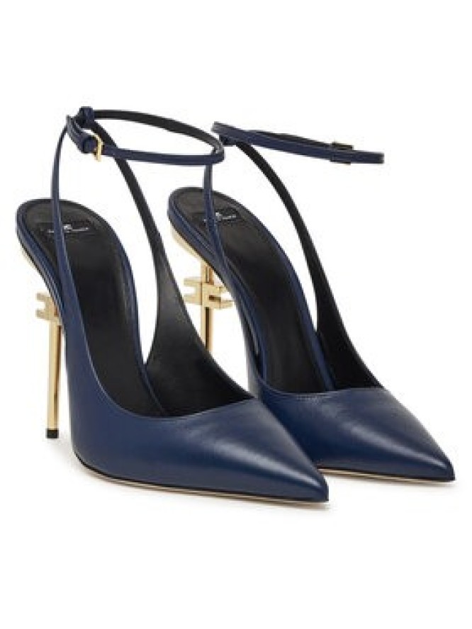 Elisabetta Franchi Szpilki SA-26B-51E2 Granatowy