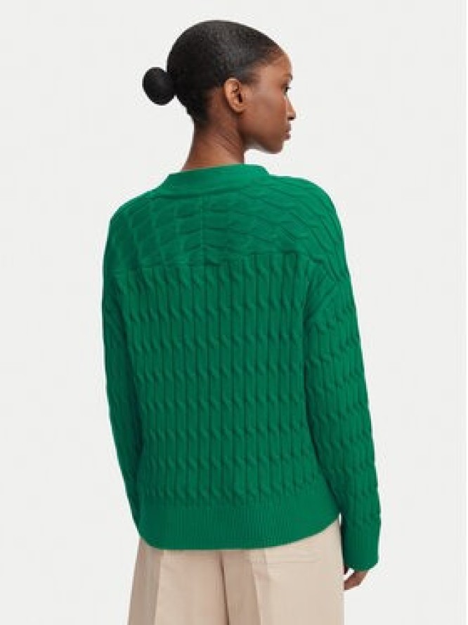 Tommy Hilfiger Kardigan WW0WW50078 Zielony ciemny Relaxed Fit