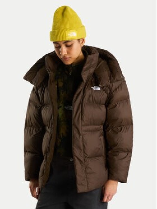 The North Face Kurtka zimowa Puffer NF0A8J6HNMF1 Brązowy ciemny Oversize