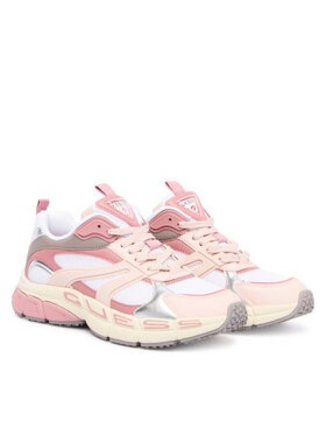 Guess Sneakersy FLFBVL ELE12 Różowy
