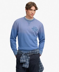 superdry Bluza Block Text z dekoltem okrągłym, bawełna-poliester