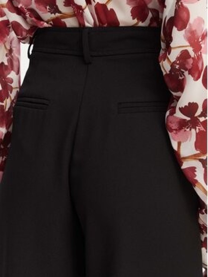 ACCESS FASHION Bermudy 63-5115-183 Czarny Relaxed Fit