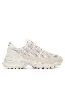 Calvin Klein Sneakersy Hike Runner Lace Up Techmix YW0YW02030 Écru