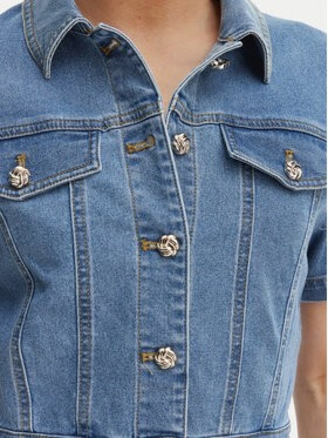 Morgan Sukienka jeansowa 261-RIGHT Niebieski Slim Fit