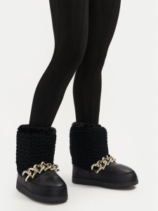 LOVE MOSCHINO Śniegowce JA24322G0LISI000 Czarny