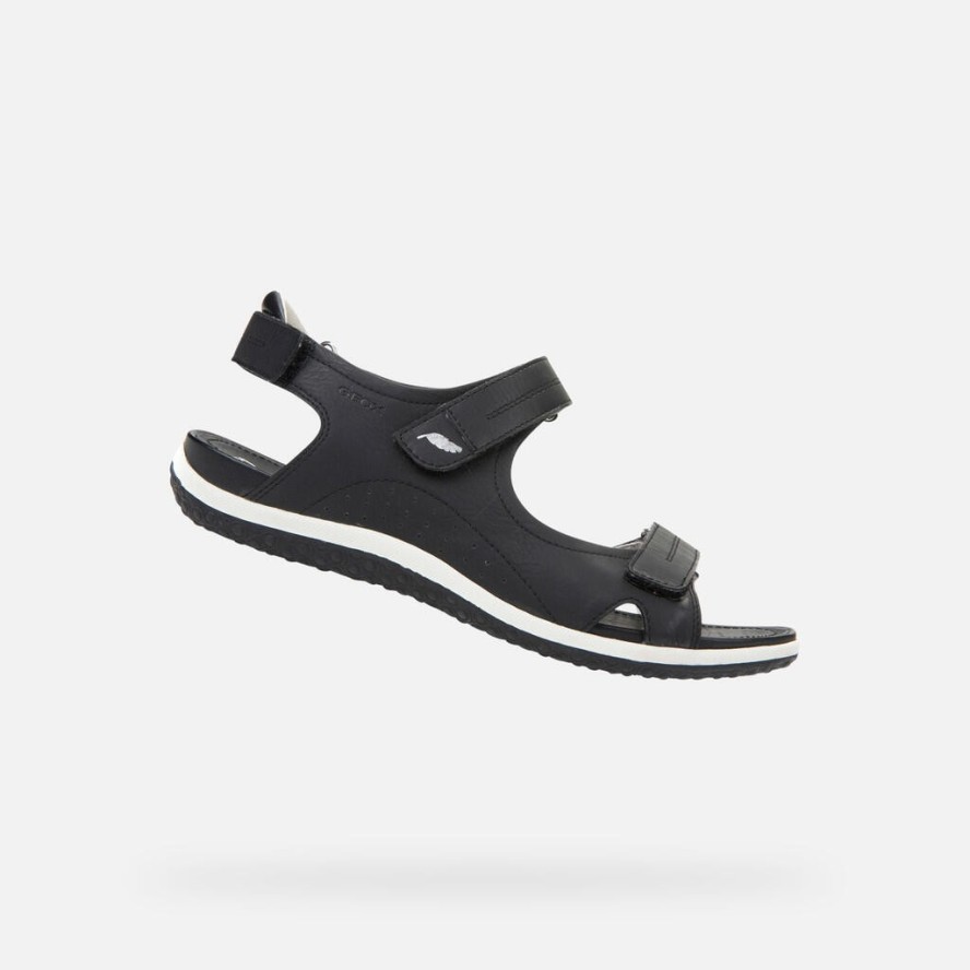 Sandały GEOX D SANDAL VEGA A Czarny