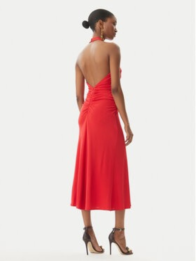 Elisabetta Franchi Sukienka koktajlowa AB71952E2 CG5 Czerwony Regular Fit