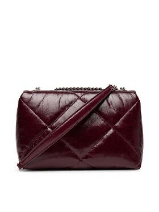 Tory Burch Torebka Kira Diamond 169326 Bordowy