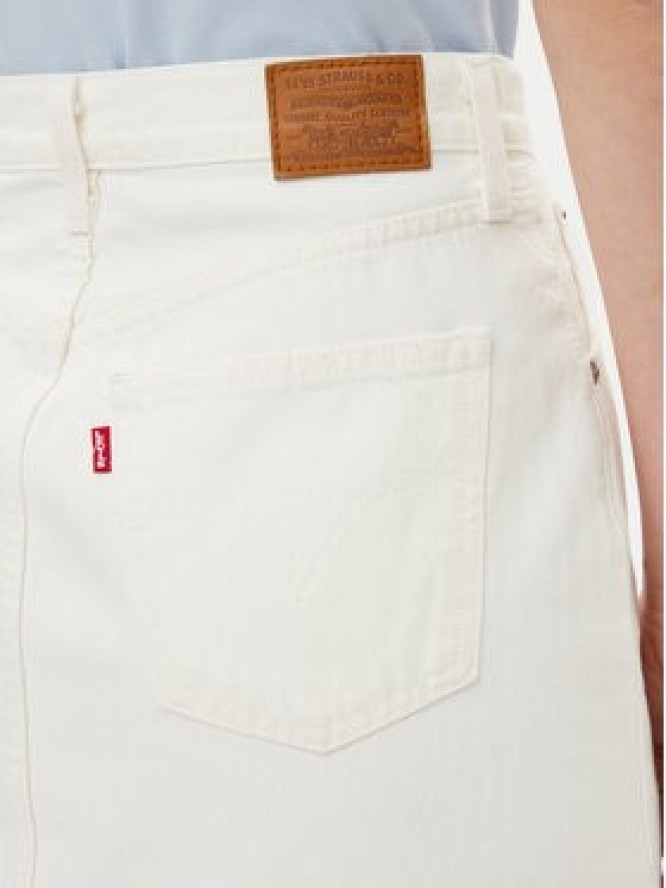 Levi's® Spódnica jeansowa 001VH-0002 Écru Regular Fit