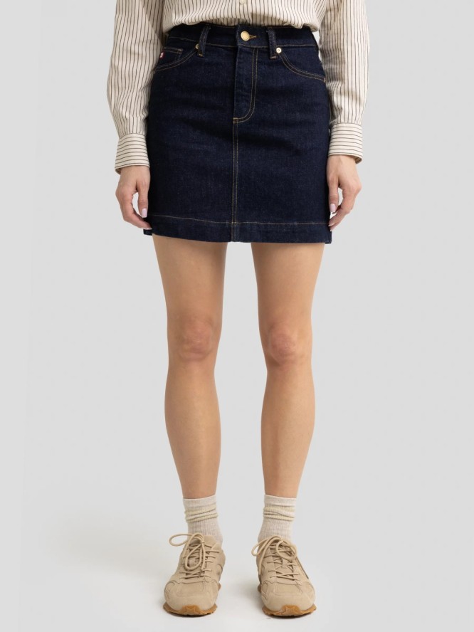 Spódnica damska jeansowa mini granatowa Margaret 657