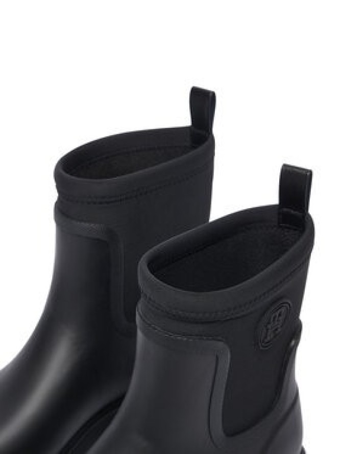 Tommy Hilfiger Kalosze Th Stamp Warm Ankle Rain Boot FW0FW09544 Czarny