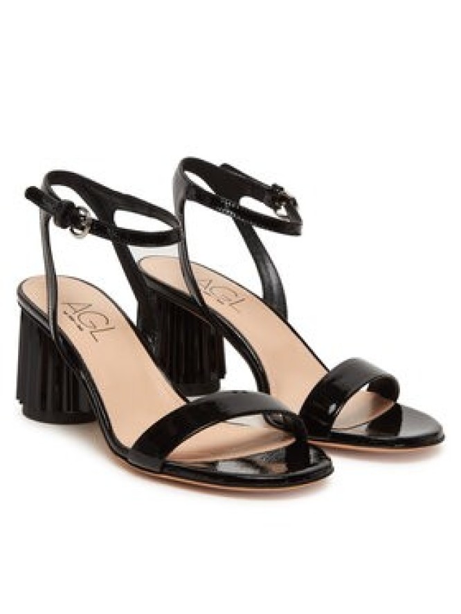 AGL Sandały Dorica D684002PCKB1491013 Czarny