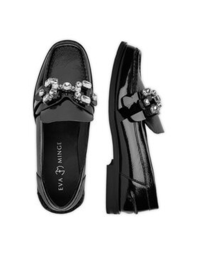 Eva Minge Loafersy AMARYLLIS-V1792B-315 Czarny