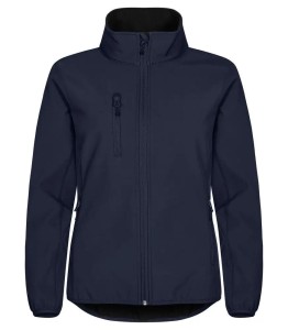 clique Classic Softshell Kurtka Damska – 3-warstwowa, 96% poliester z recyklingu