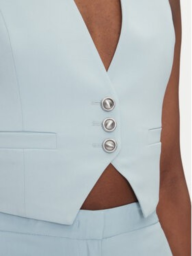 PINKO Kamizelka 104931 A213 E28 Niebieski Regular Fit
