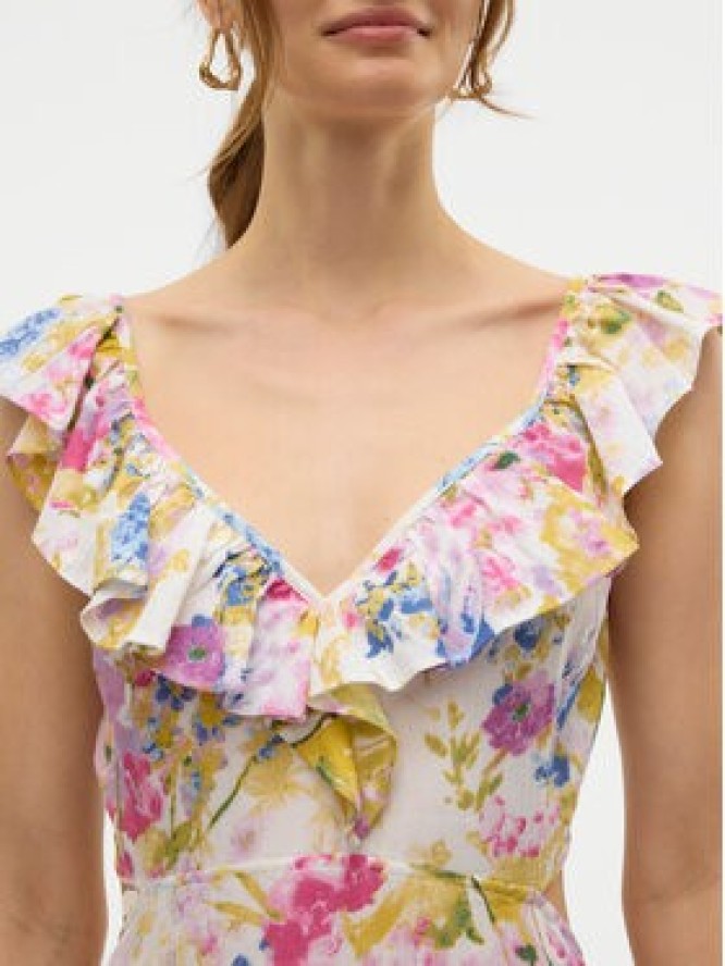Vero Moda Sukienka letnia Dicthe 10323628 Kolorowy Regular Fit