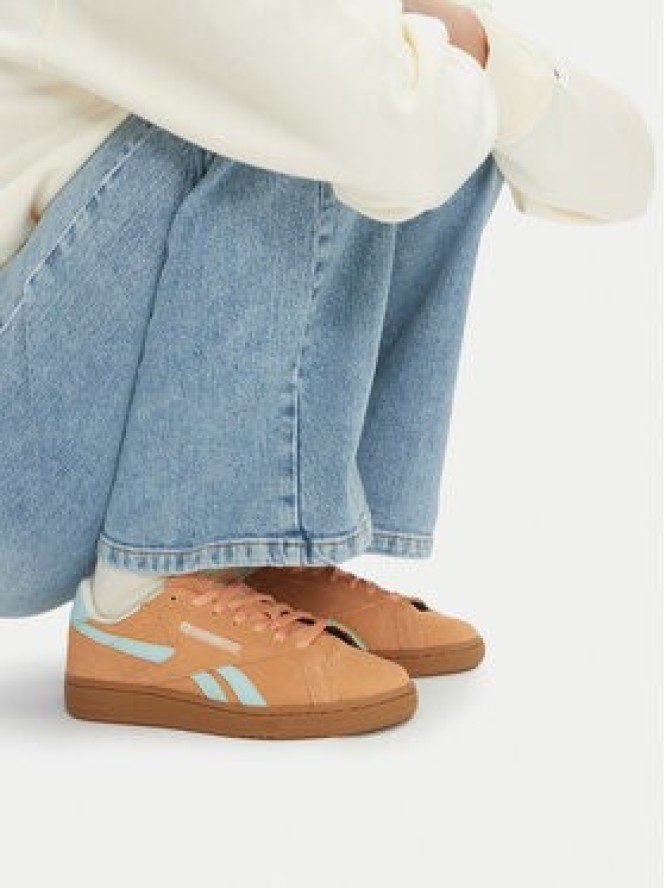 Reebok Sneakersy CLUB C GROUNDS UK 100220815 Pomarańczowy