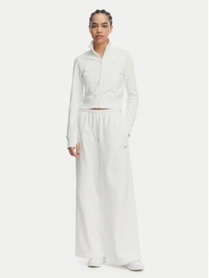 Tommy Jeans Spodnie dresowe Metallic Logo DW0DW22735 Biały Wide Leg