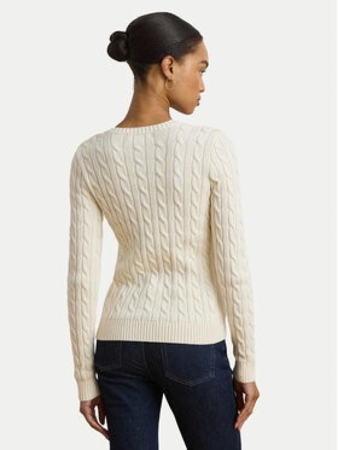 Lauren Ralph Lauren Sweter 200932223002 Écru Slim Fit