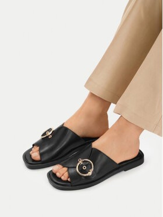 U.S. Polo Assn. Klapki EO-MARINA002W/6Y1 Czarny