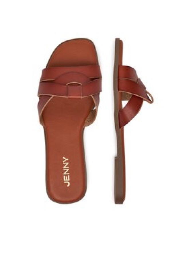 JENNY Klapki 5762015 Brązowy