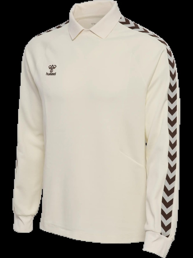 hummel hmlROOT POLO L/S polo z długim rękawem z mieszanki bawełny