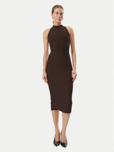 Guess Sukienka codzienna W6BK88 Z1920 Brązowy Slim Fit